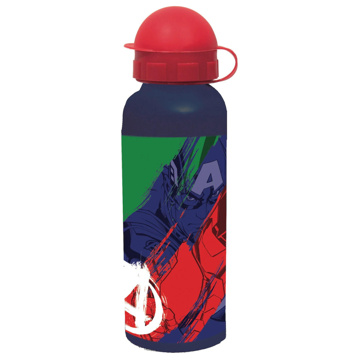 Avengers Multicolour sticla de apa din aluminiu cu capac pentru baut 520 ml poza produsului