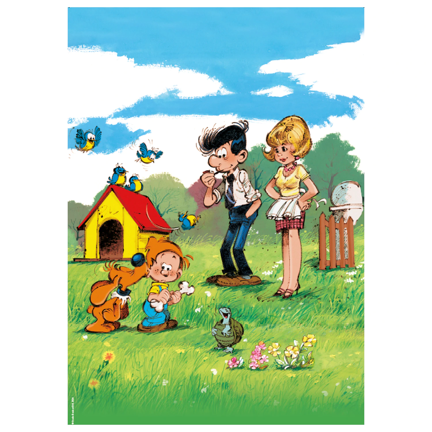 Boule et Bill Poster + Puzzle 1000 piese poza produsului