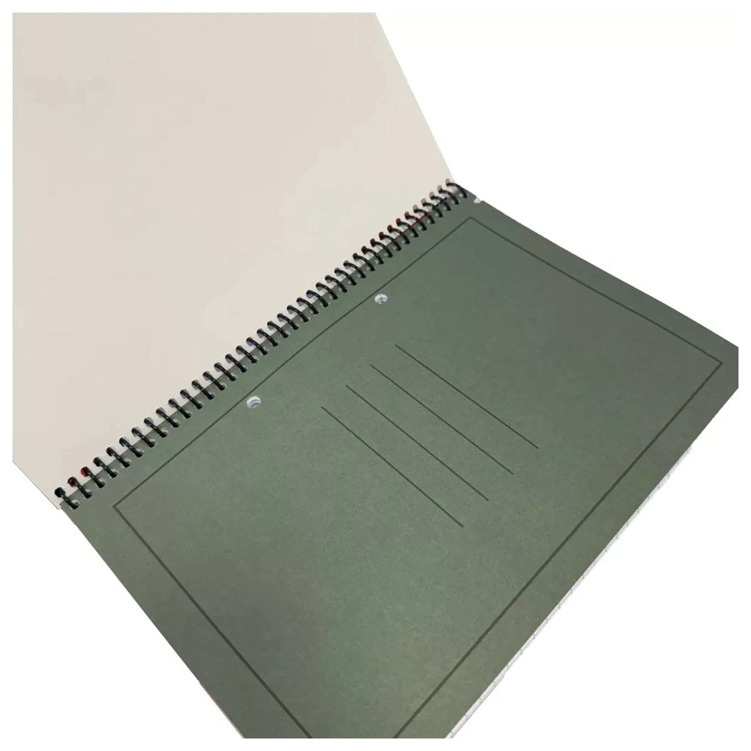 Brainrot Green B/5 Lined Spiral Notebook, 70 Foi poza produsului