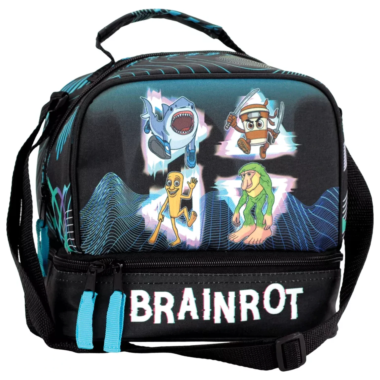 Brainrot Squad Geanta termica de pranz 21 cm poza produsului