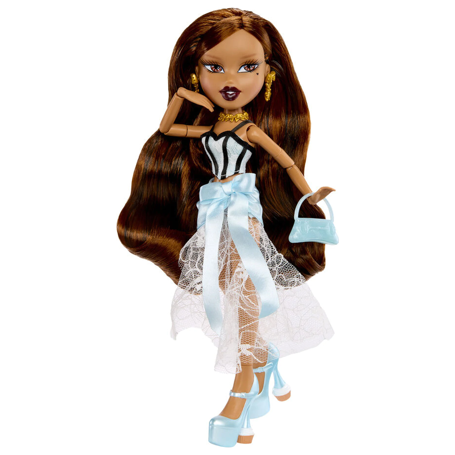Bratz Stylin Birthday Yasmin papusa + tricou poza produsului