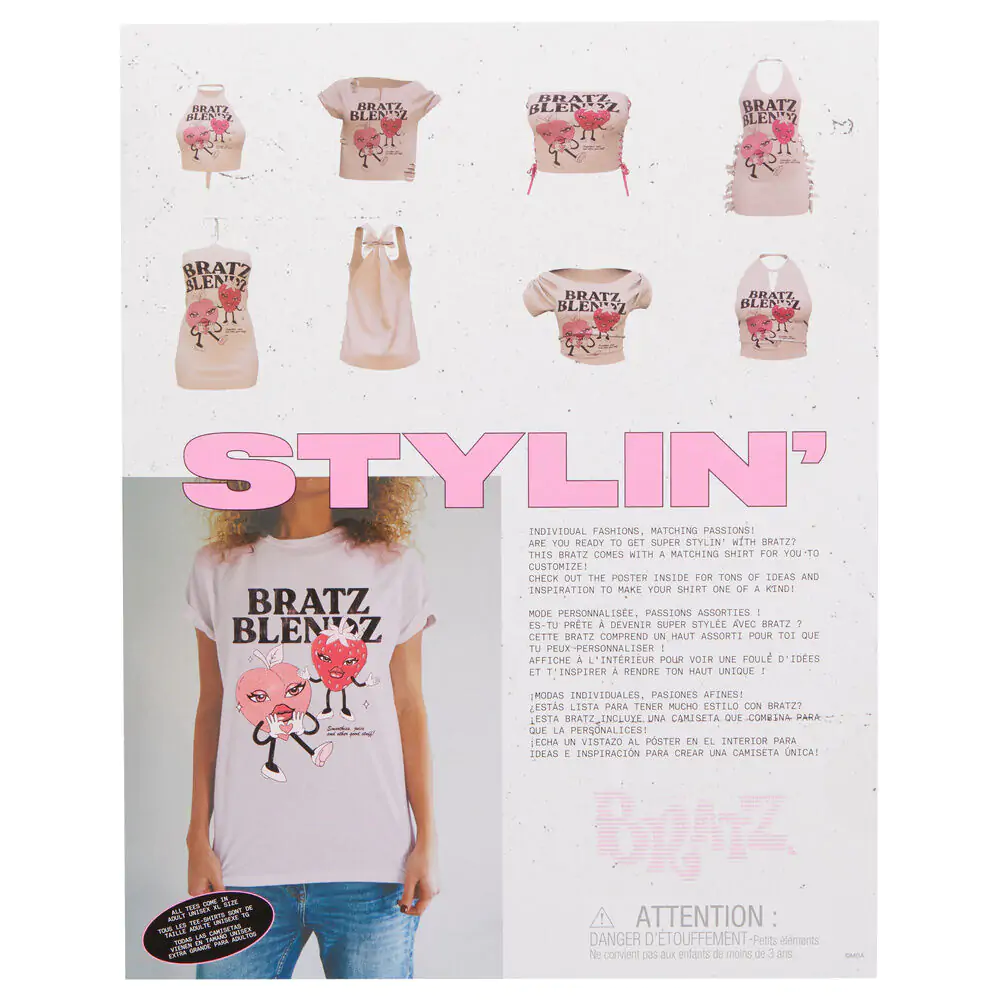 Papusa Bratz Stylin Cloe + tricou poza produsului