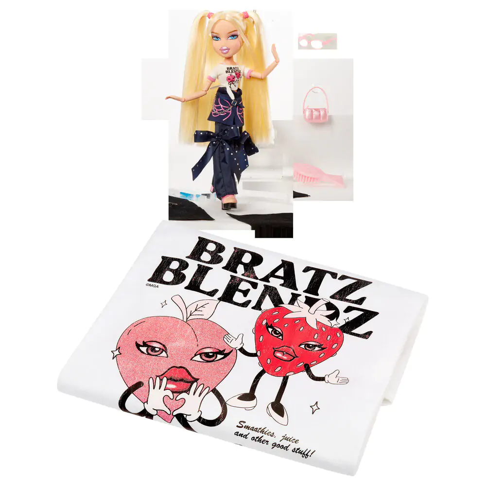 Papusa Bratz Stylin Cloe + tricou poza produsului