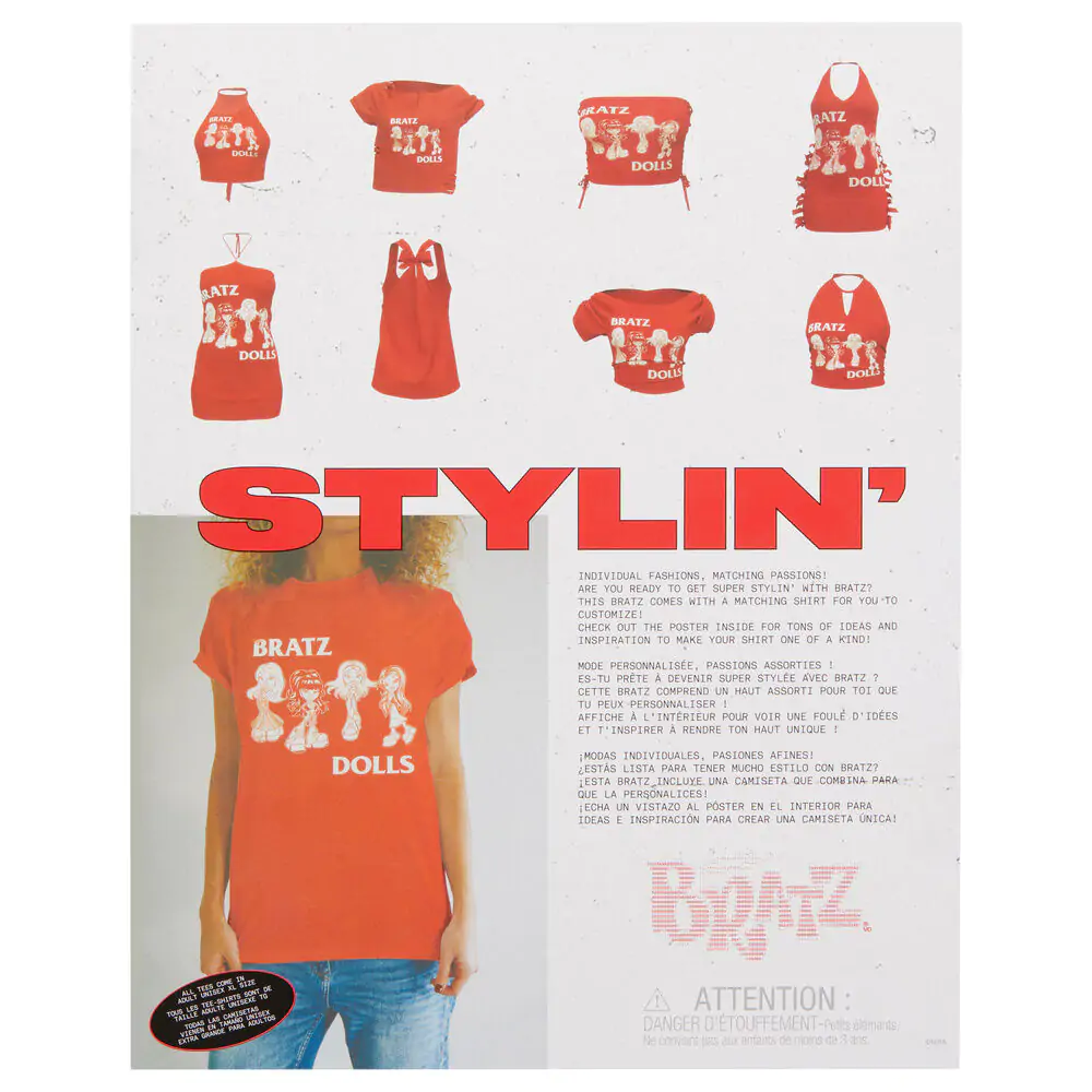 Bratz Stylin Jade papusa + tricou poza produsului