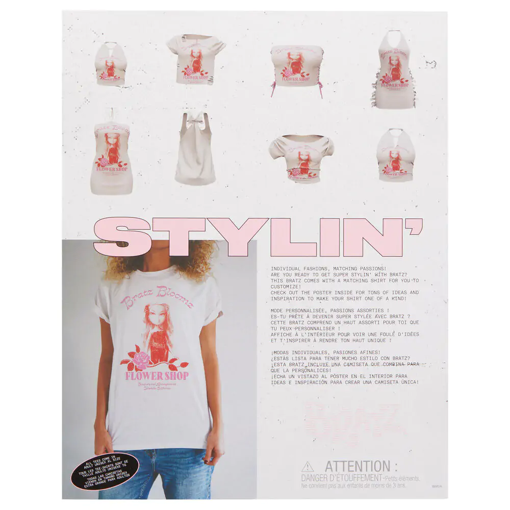 Bratz Stylin Yasmin papusa + tricou poza produsului