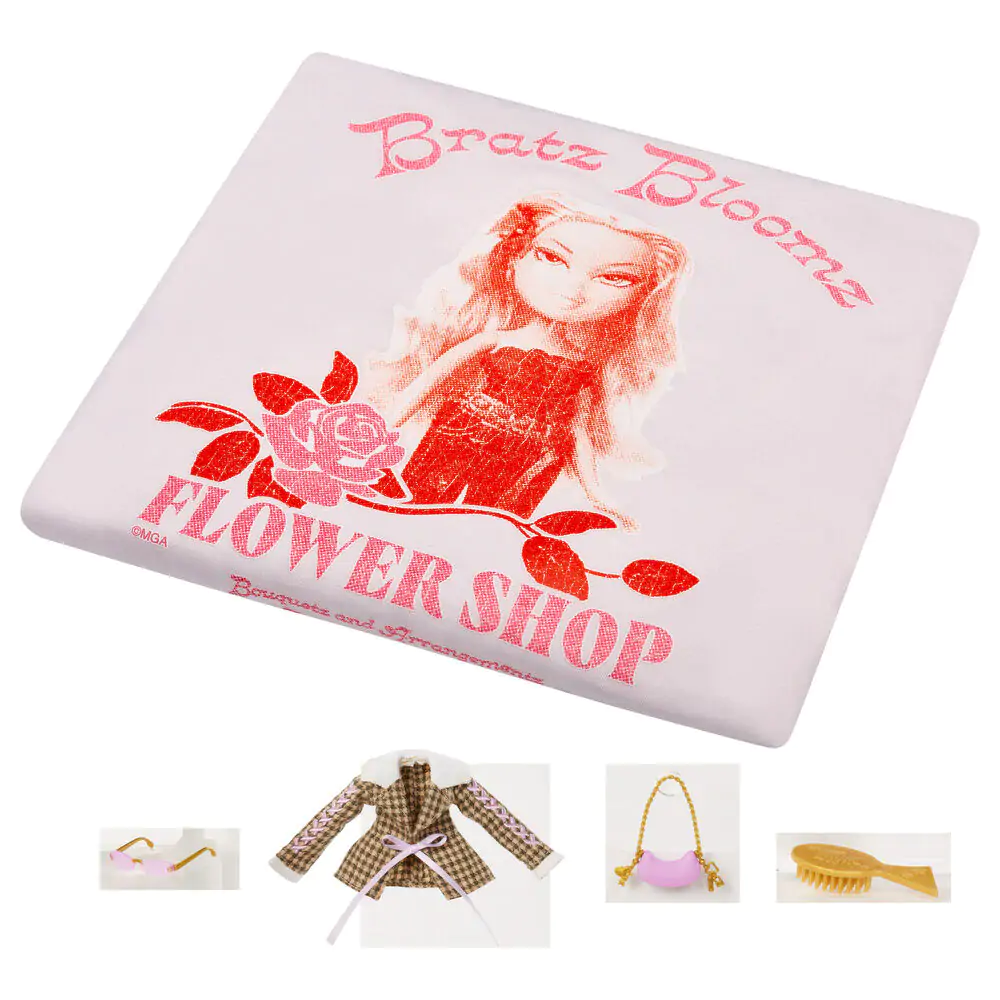 Bratz Stylin Yasmin papusa + tricou poza produsului