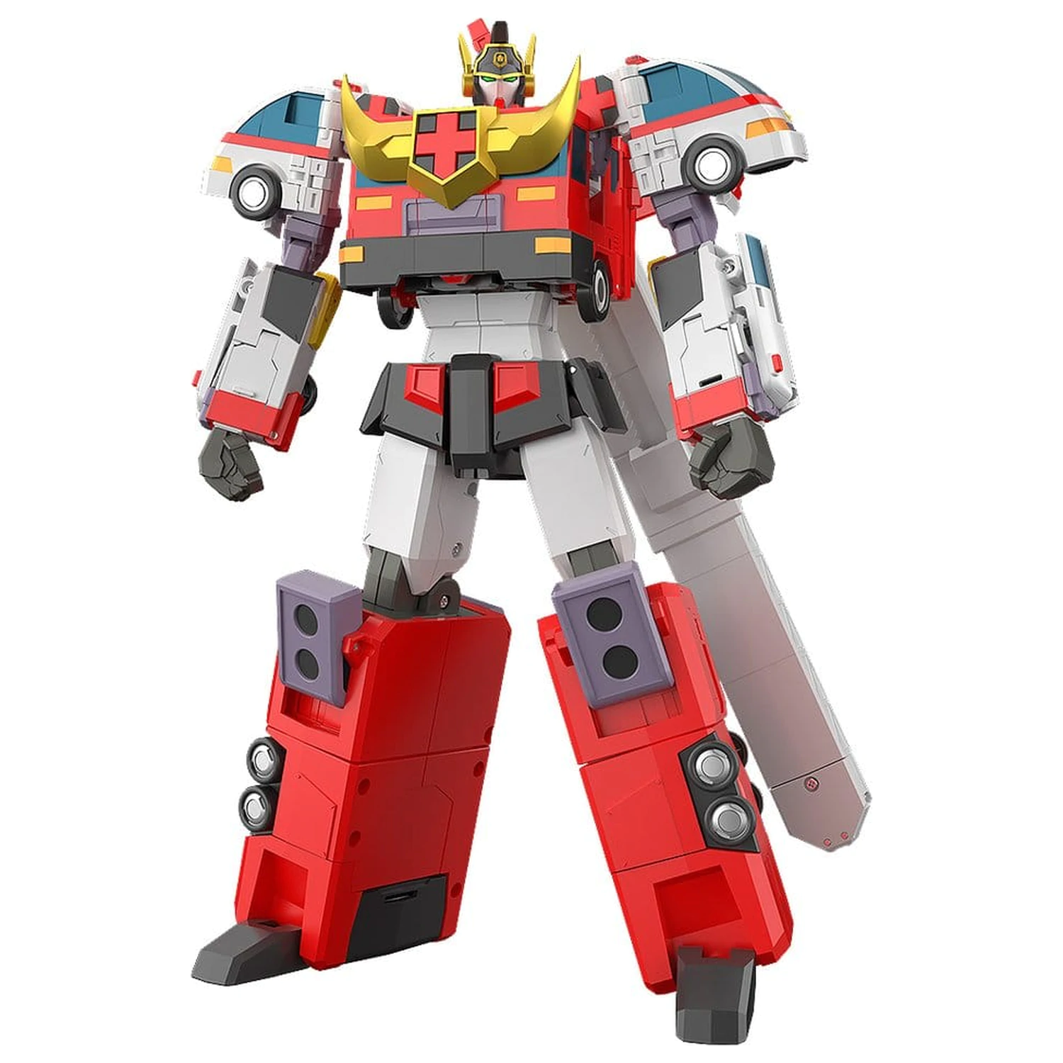 Brave Police J-Decker figurina de actiune The Gattai Duke Fire 25 cm poza produsului