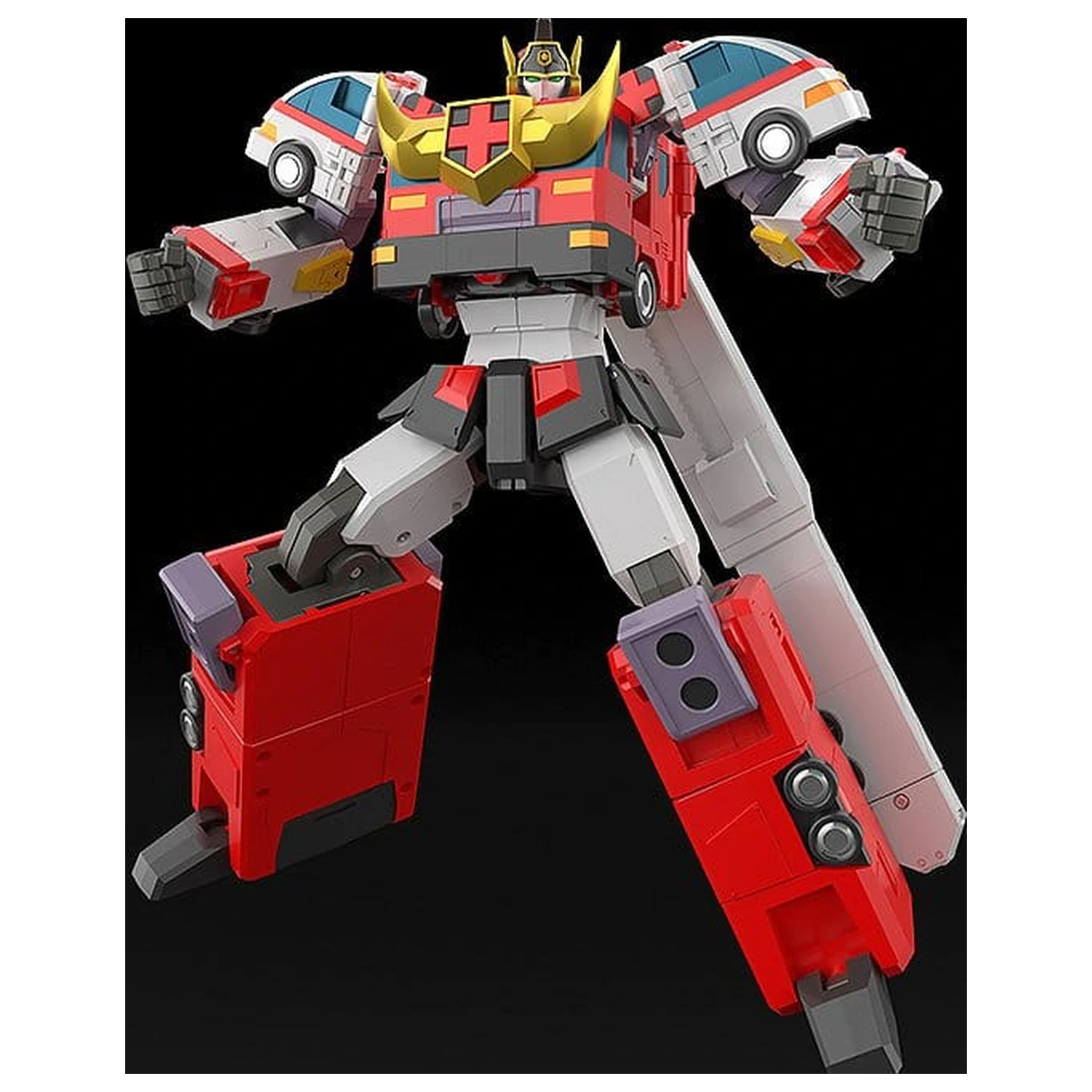 Brave Police J-Decker figurina de actiune The Gattai Duke Fire 25 cm poza produsului