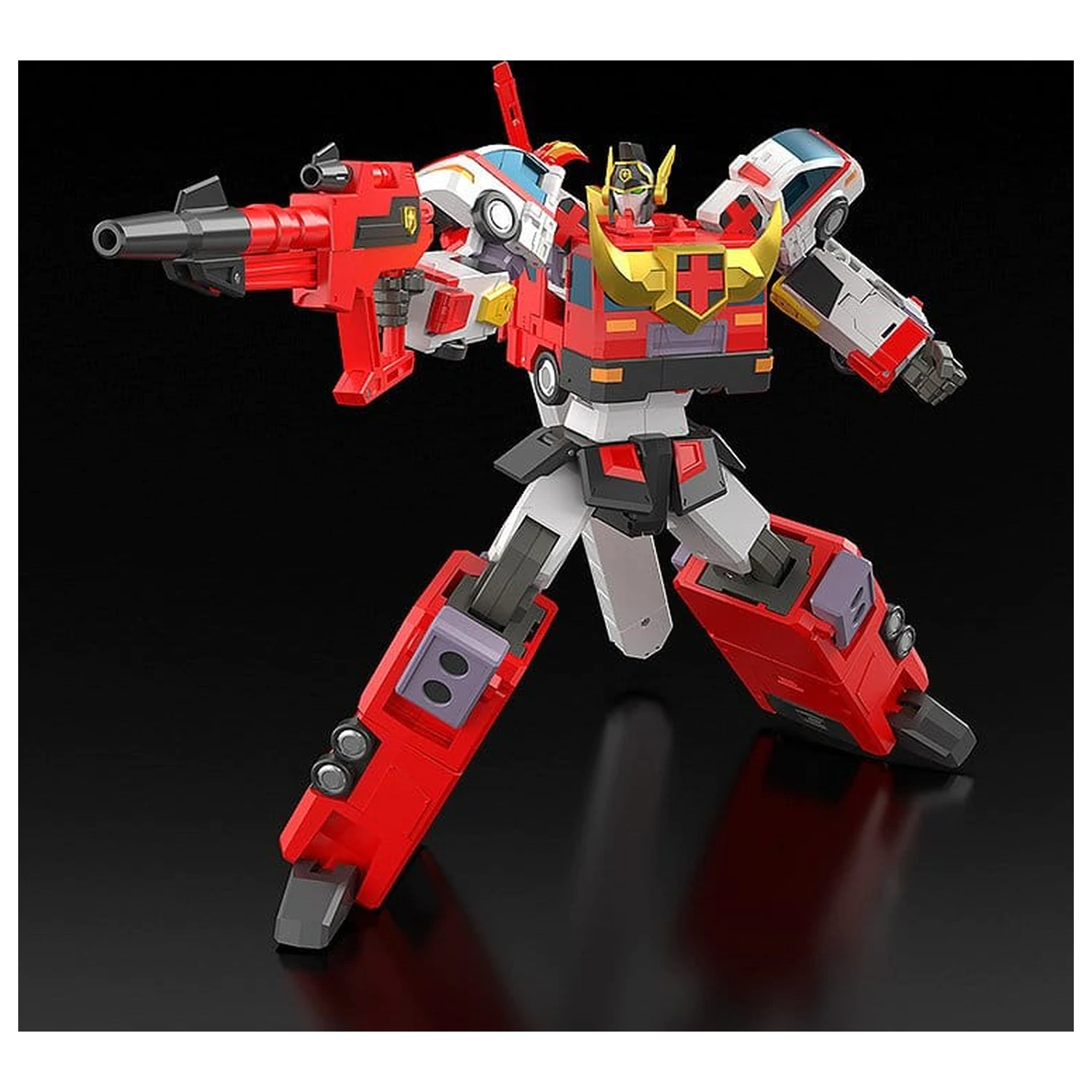 Brave Police J-Decker figurina de actiune The Gattai Duke Fire 25 cm poza produsului