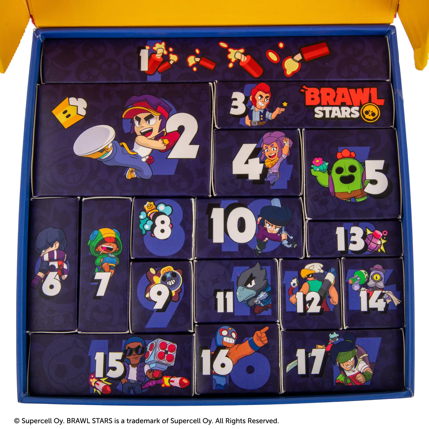 Brawl Stars Mega Box Calendar de Advent Noua Editie 2026 poza produsului