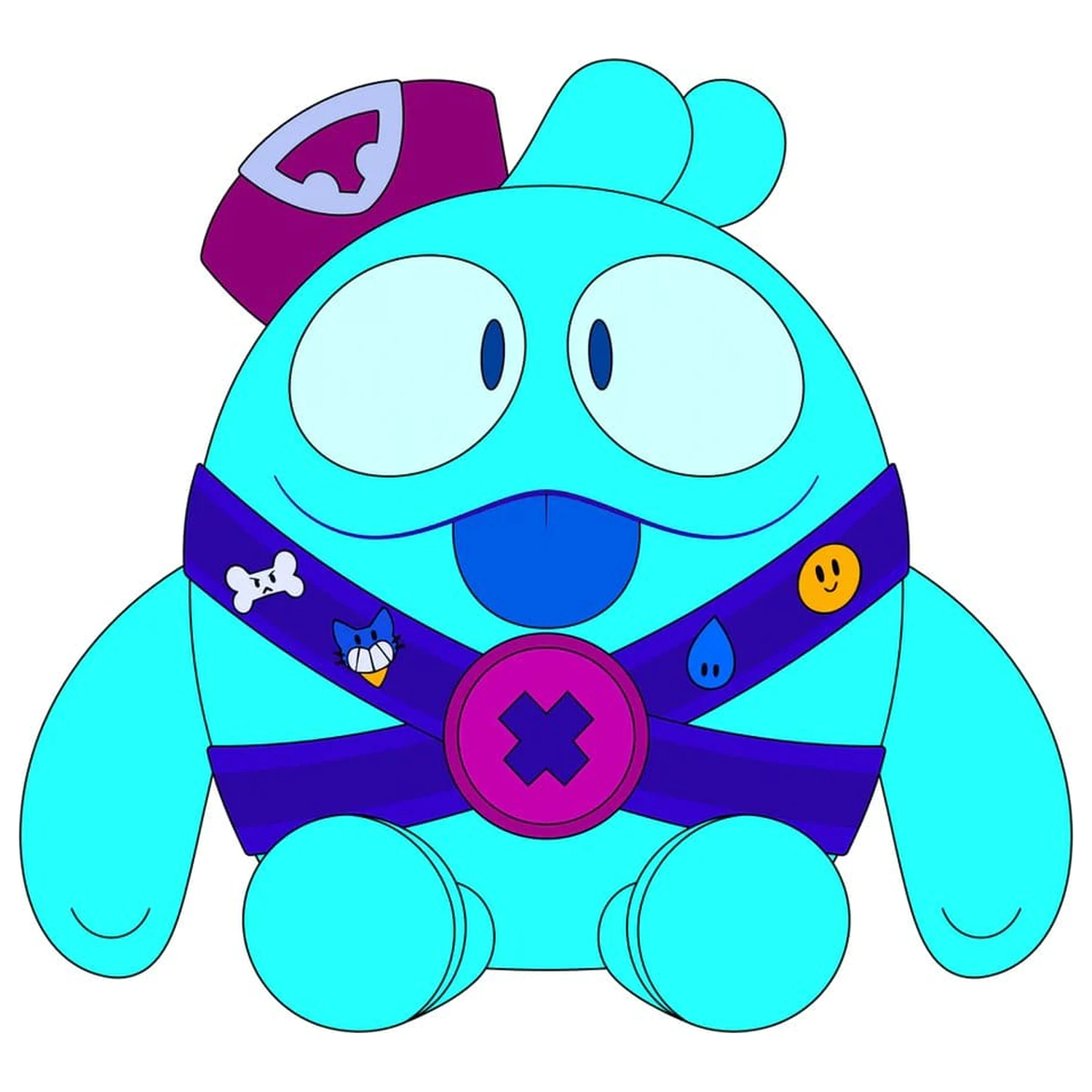 Brawl Stars Figurina de plus Squeak 22 cm poza produsului