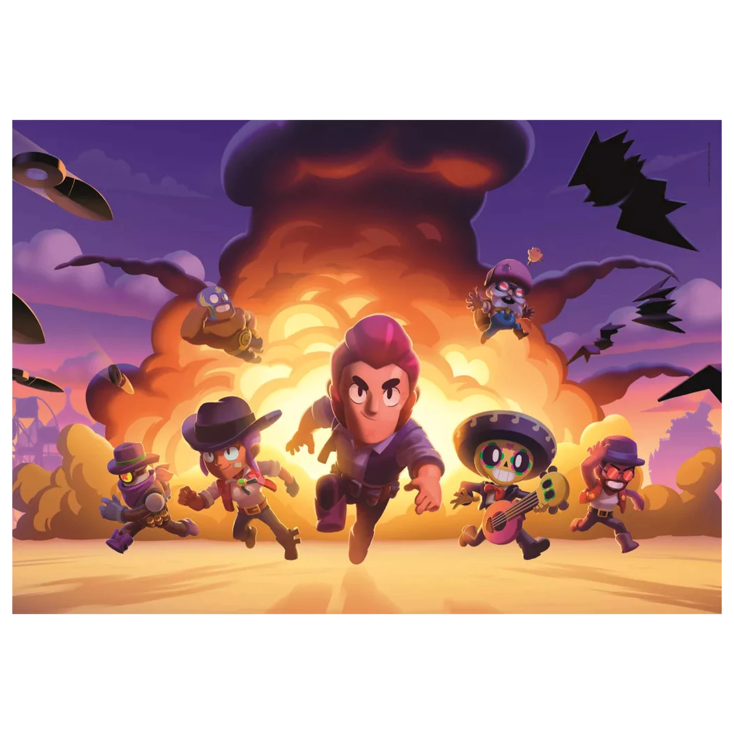 Brawl Stars Wild Escape puzzle cu 180 piese poza produsului