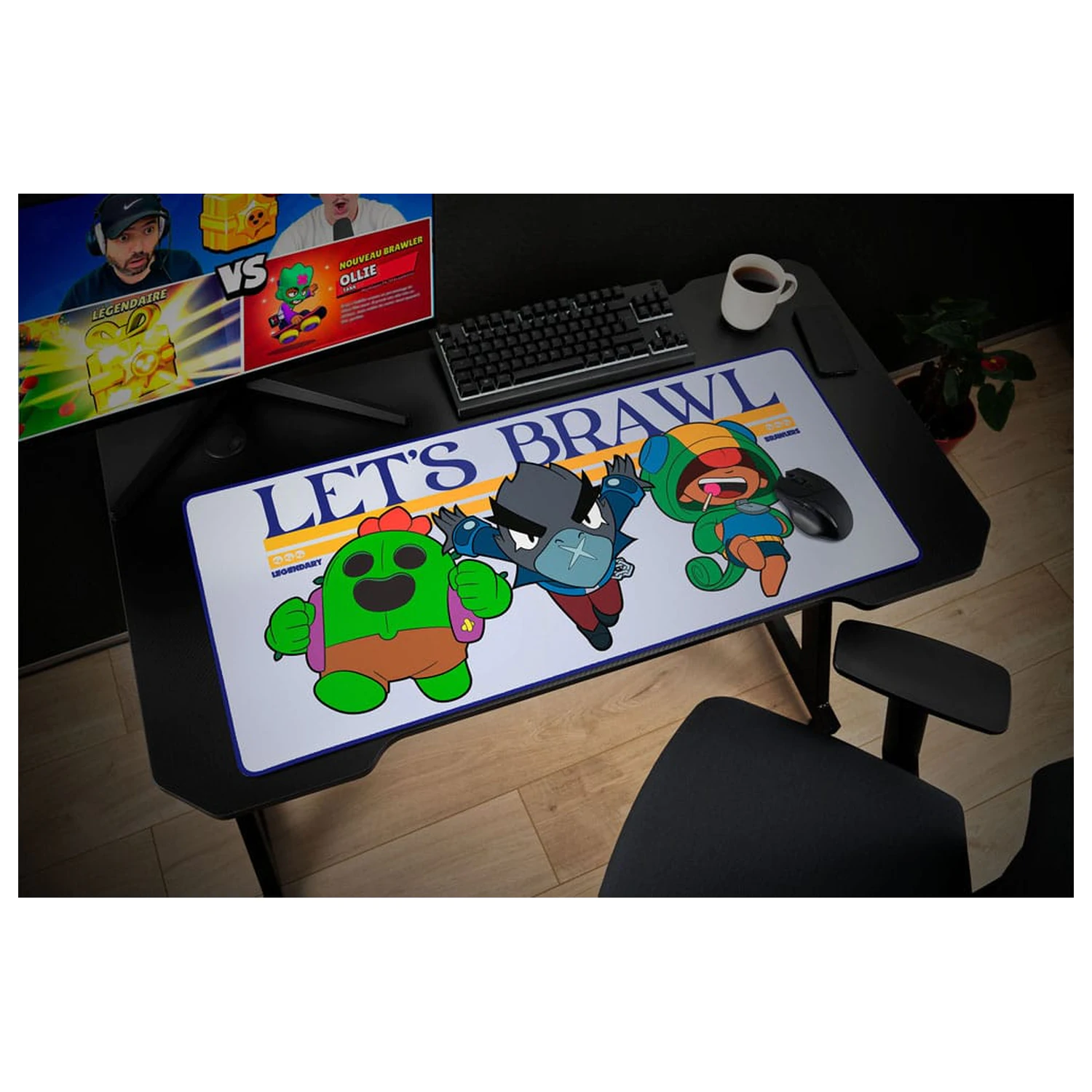 Brawl Stars XXL Covoras de birou Lets Brawl poza produsului