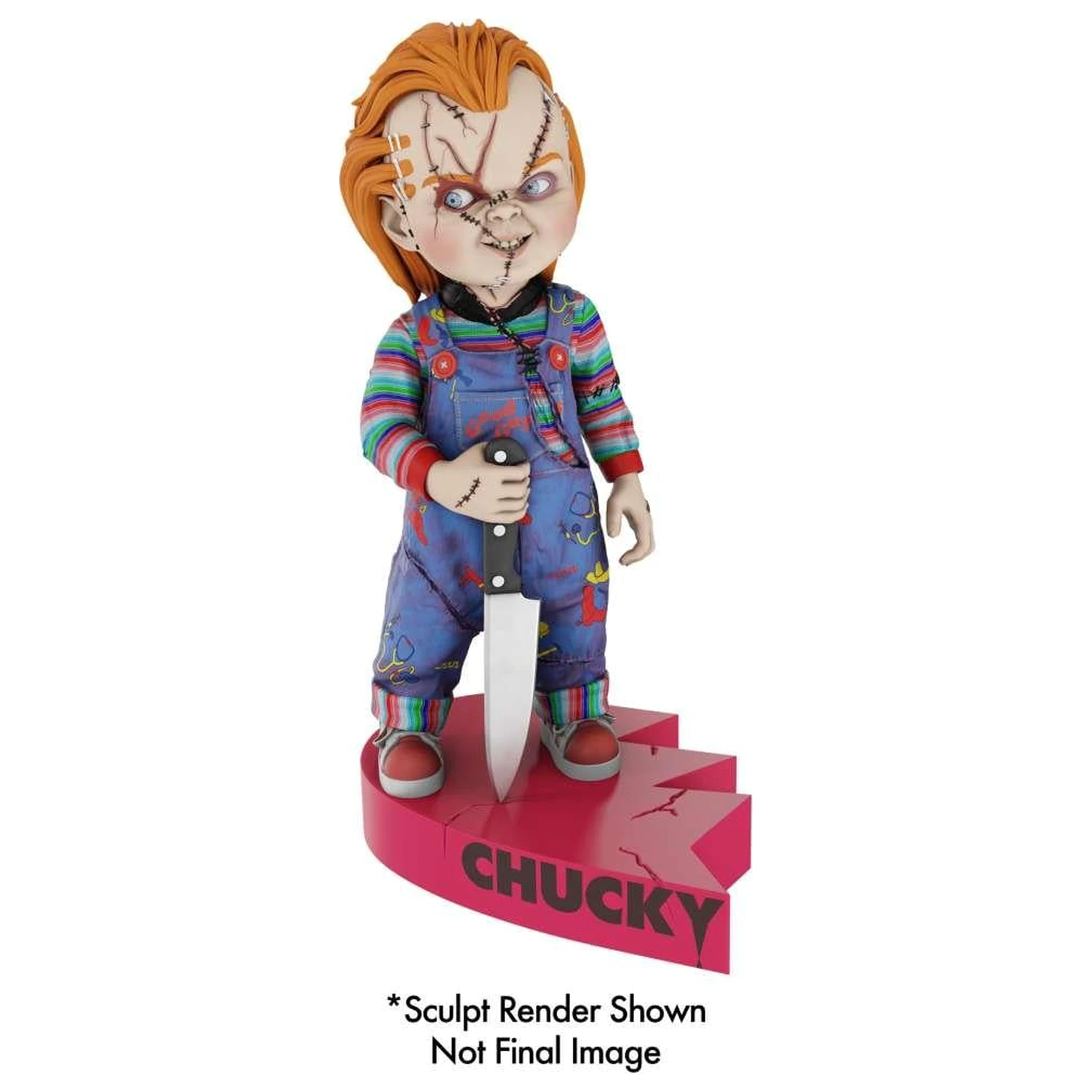 Bride of Chucky Chucky Heart Connect Headknocker 17 cm poza produsului