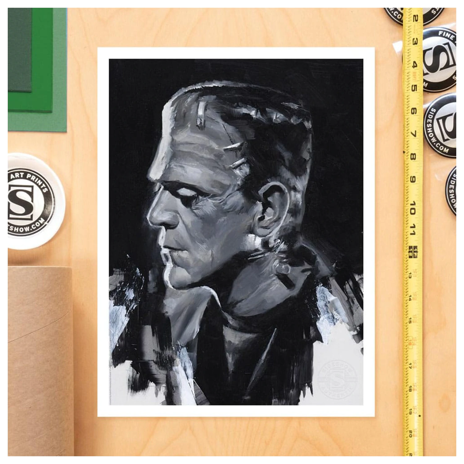 Bride of Frankenstein Art Print Frankenstein de Chris Valentine 41 x 31 cm - neînramat poza produsului