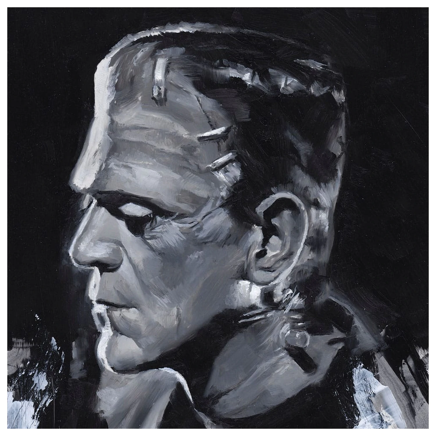 Bride of Frankenstein Art Print Frankenstein de Chris Valentine 41 x 31 cm - neînramat poza produsului