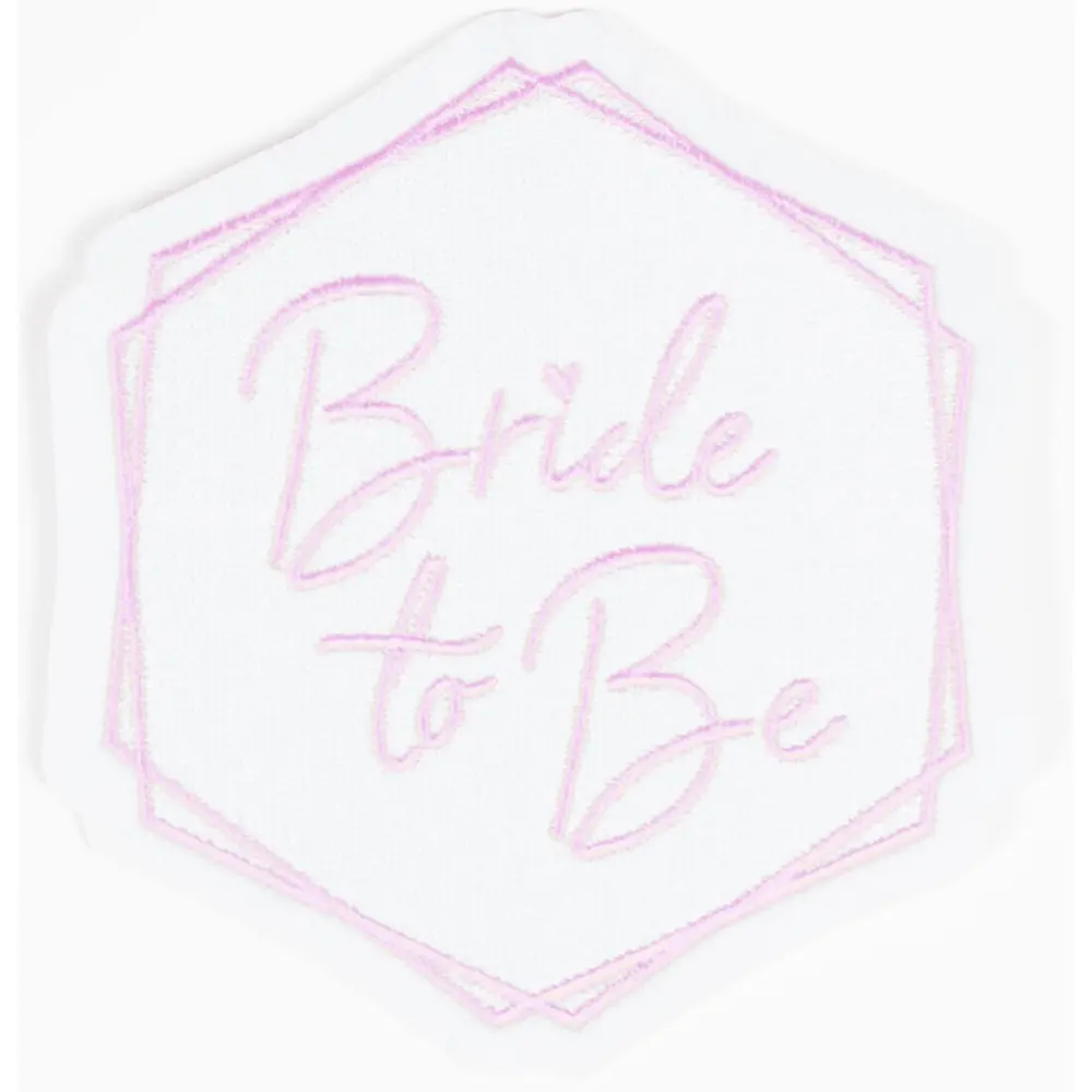 Bride To Be Decal din țesătură termoadezivă poza produsului