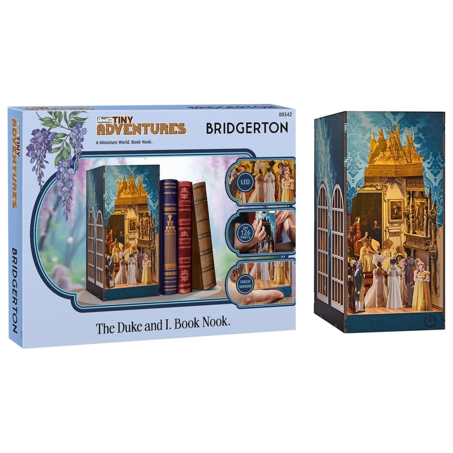 Bridgerton Tiny Adventures Book Nook Mini Diorama The Duke and I 18 cm poza produsului