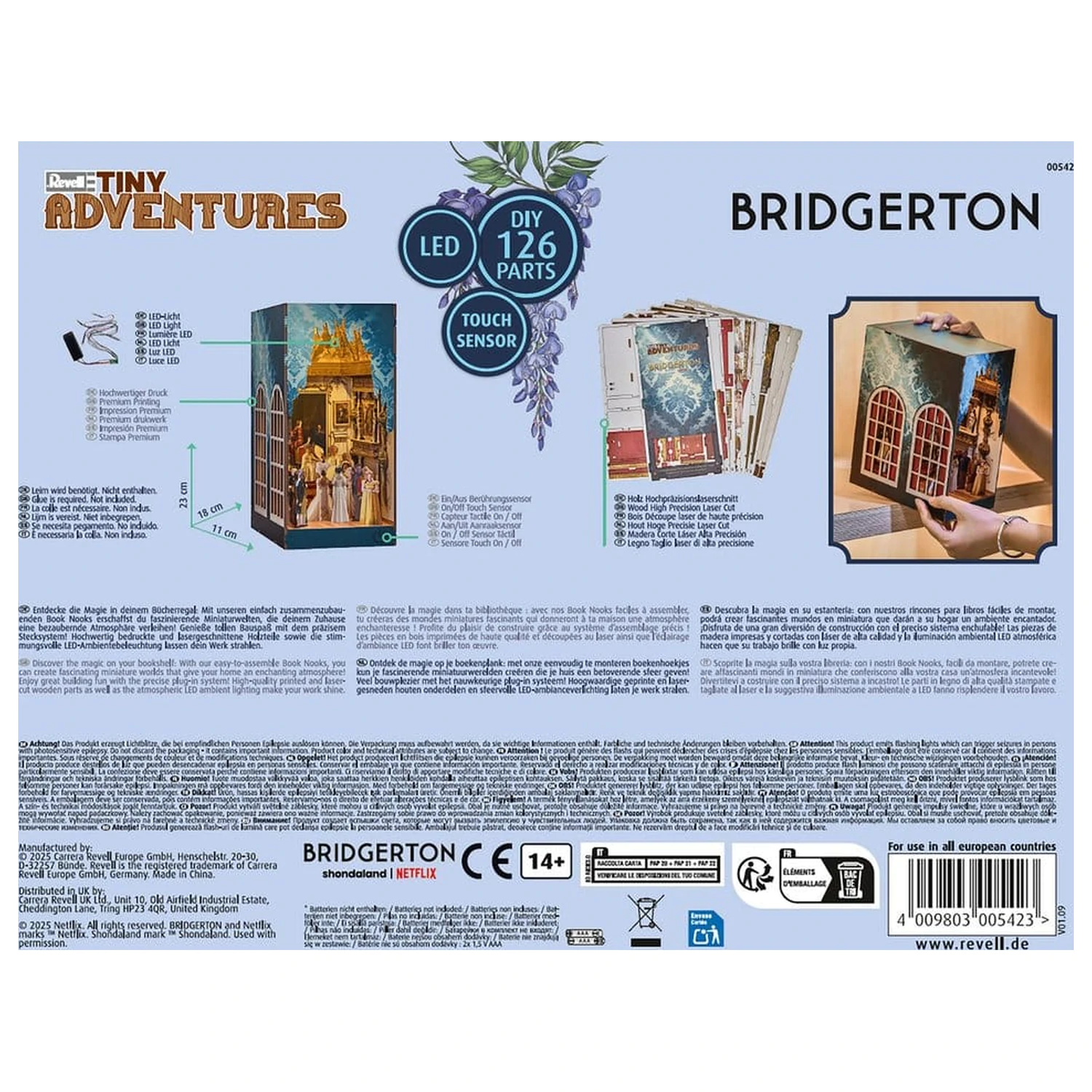 Bridgerton Tiny Adventures Book Nook Mini Diorama The Duke and I 18 cm poza produsului