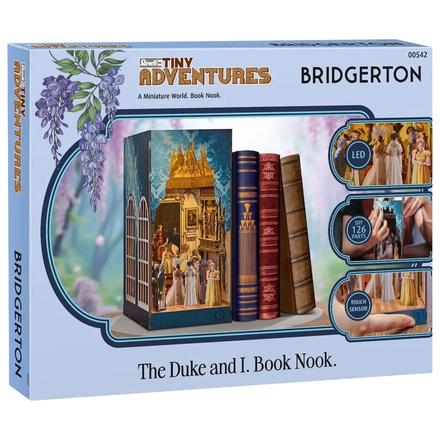 Bridgerton Tiny Adventures Book Nook Mini Diorama The Duke and I 18 cm poza produsului