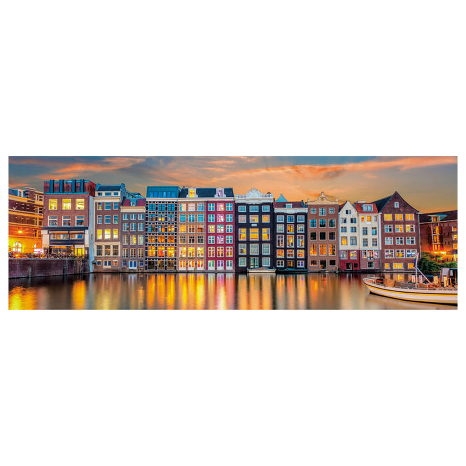 Bright Amsterdam puzzle 1000 piese poza produsului