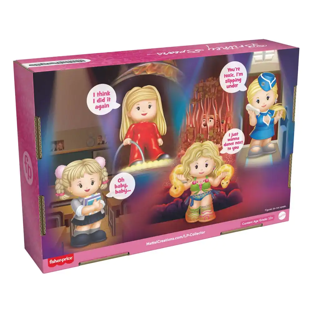 Britney Spears Fisher-Price Little People Collector Mini Figurine 4-Pack 7 cm poza produsului