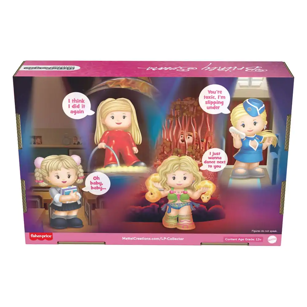 Britney Spears Fisher-Price Little People Collector Mini Figurine 4-Pack 7 cm poza produsului