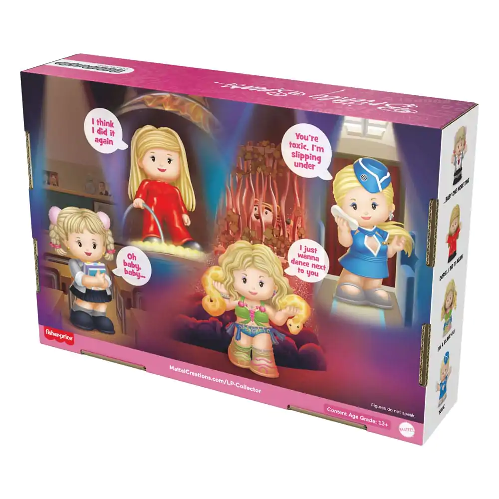 Britney Spears Fisher-Price Little People Collector Mini Figurine 4-Pack 7 cm poza produsului