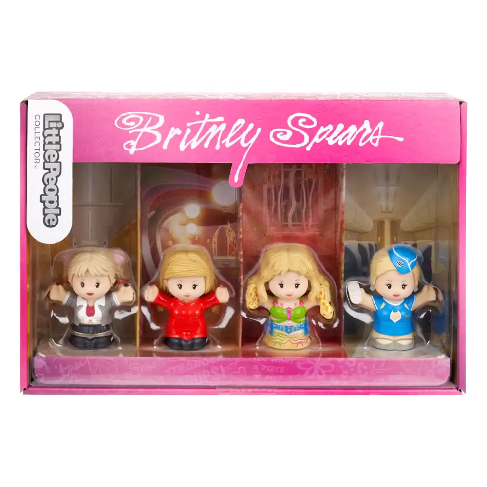 Britney Spears Fisher-Price Little People Collector Mini Figurine 4-Pack 7 cm poza produsului