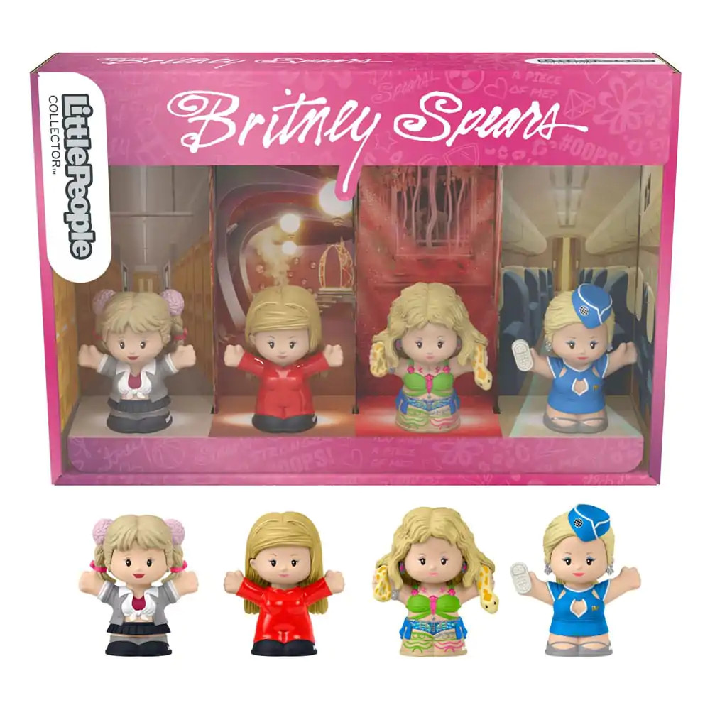 Britney Spears Fisher-Price Little People Collector Mini Figurine 4-Pack 7 cm poza produsului