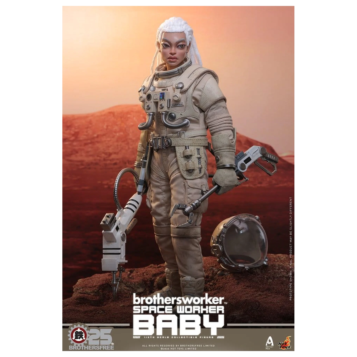 Brothersfree 1/6 figurina de actiune Space Worker Baby (Brothersfree 25th Version) 28 cm poza produsului