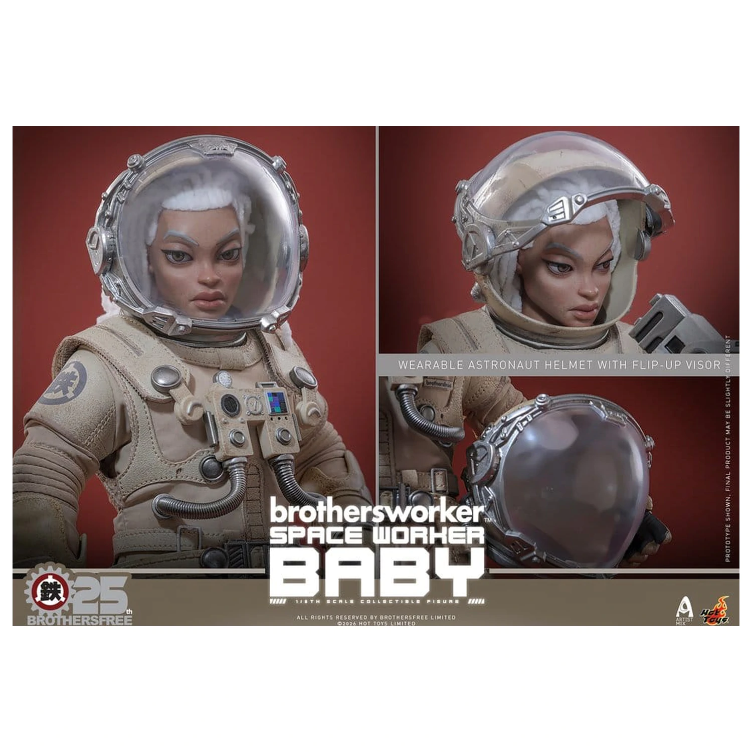 Brothersfree 1/6 figurina de actiune Space Worker Baby (Brothersfree 25th Version) 28 cm poza produsului