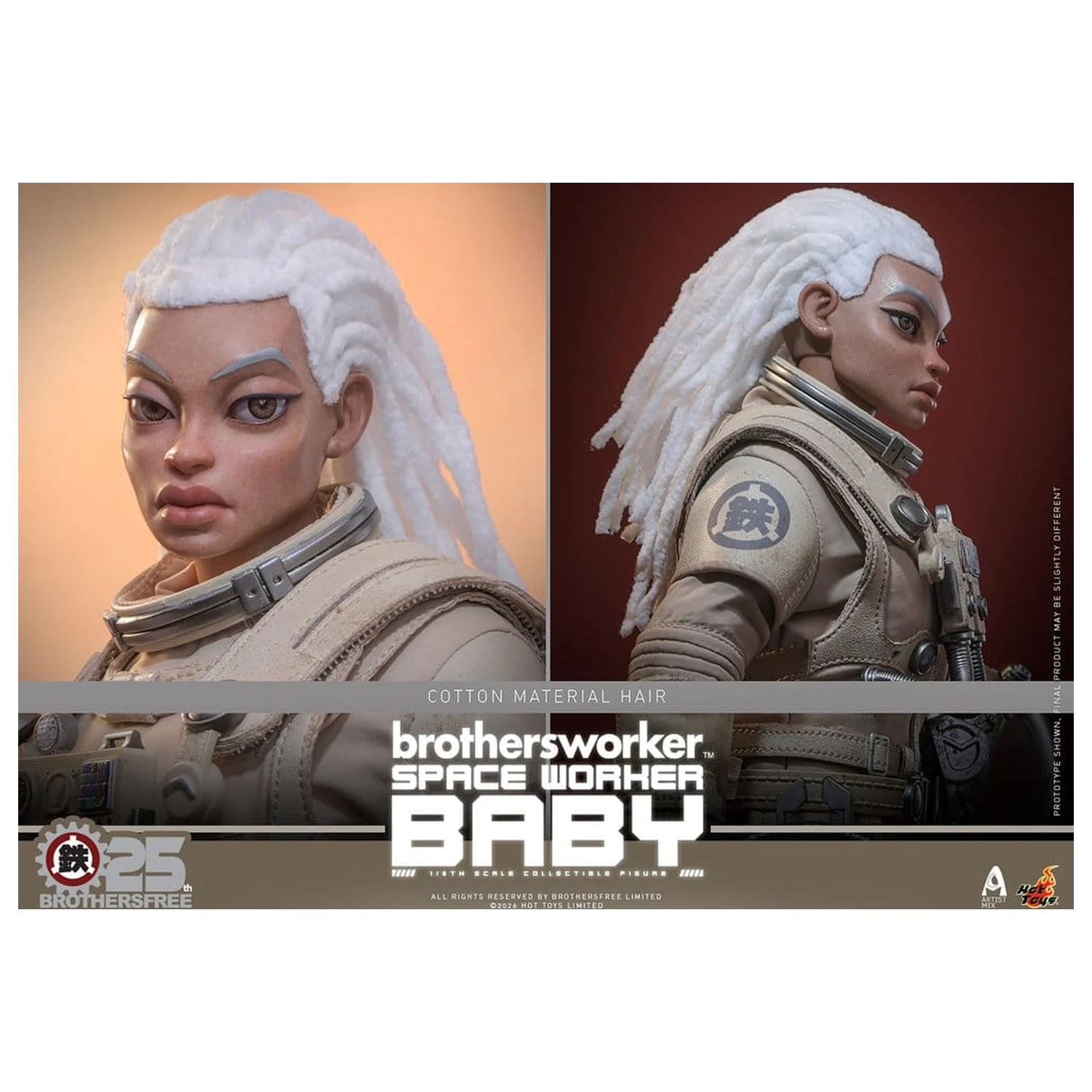 Brothersfree 1/6 figurina de actiune Space Worker Baby (Brothersfree 25th Version) 28 cm poza produsului