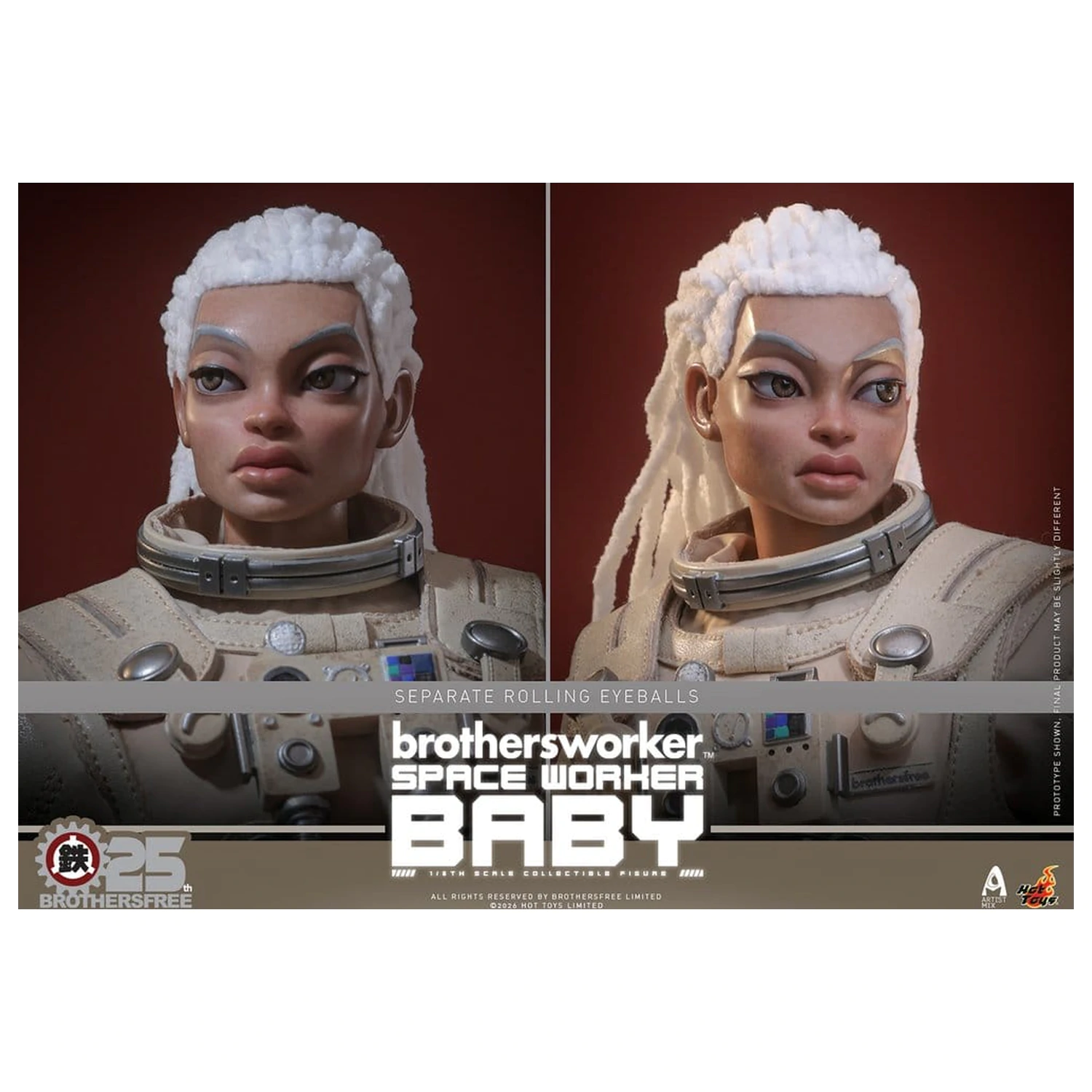Brothersfree 1/6 figurina de actiune Space Worker Baby (Brothersfree 25th Version) 28 cm poza produsului