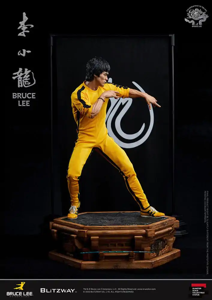 Statuie Bruce Lee 1/4 Aniversare 50 de ani Tribut 55 cm poza produsului