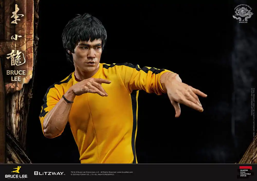 Statuie Bruce Lee 1/4 Aniversare 50 de ani Tribut 55 cm poza produsului