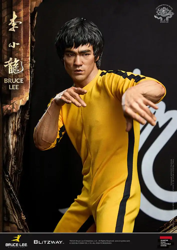 Statuie Bruce Lee 1/4 Aniversare 50 de ani Tribut 55 cm poza produsului