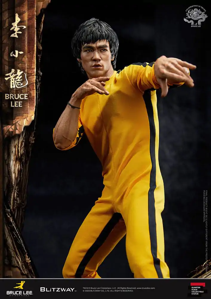 Statuie Bruce Lee 1/4 Aniversare 50 de ani Tribut 55 cm poza produsului