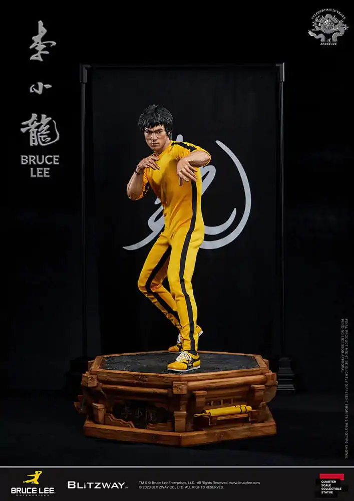 Statuie Bruce Lee 1/4 Aniversare 50 de ani Tribut 55 cm poza produsului