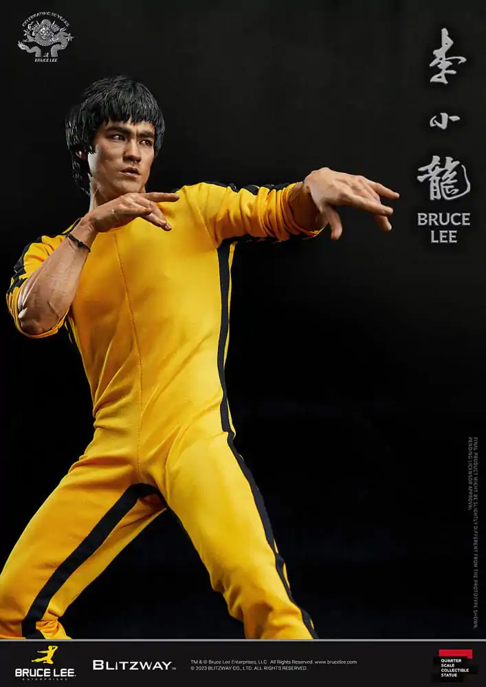 Statuie Bruce Lee 1/4 Aniversare 50 de ani Tribut 55 cm poza produsului