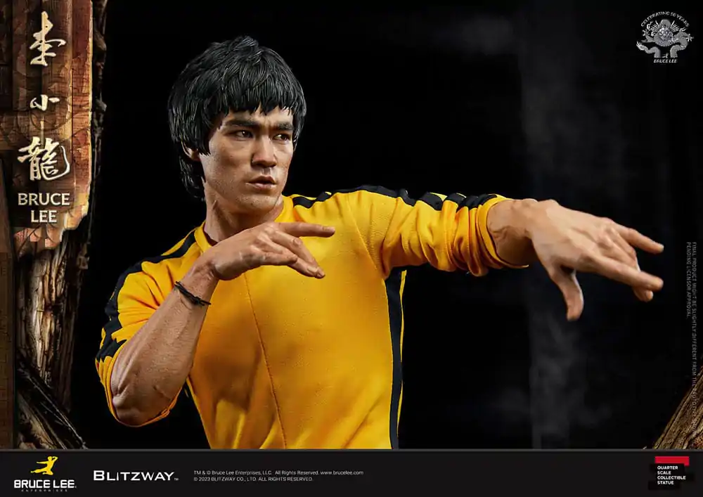 Statuie Bruce Lee 1/4 Aniversare 50 de ani Tribut 55 cm poza produsului