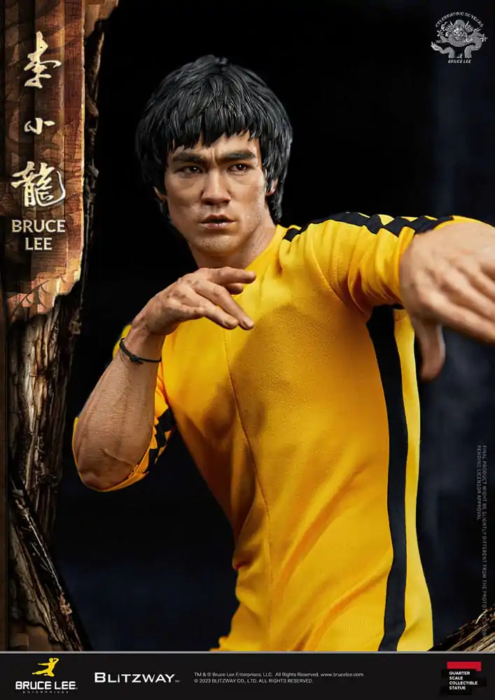 Statuie Bruce Lee 1/4 Aniversare 50 de ani Tribut 55 cm poza produsului