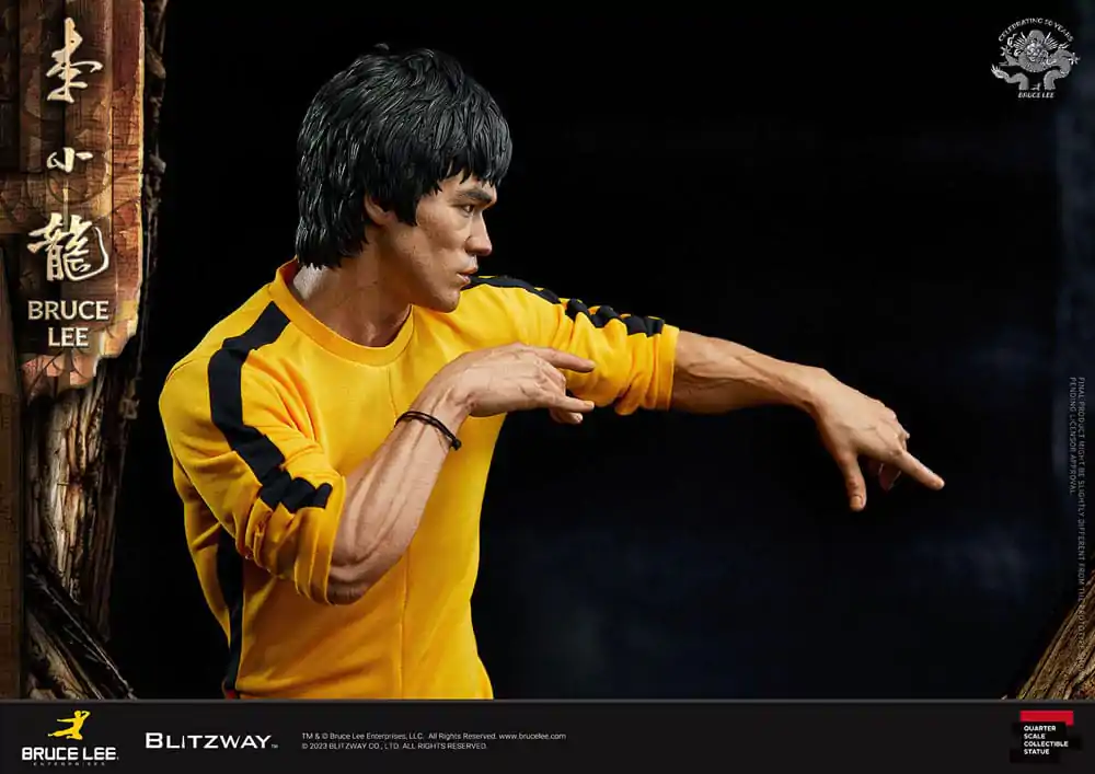 Statuie Bruce Lee 1/4 Aniversare 50 de ani Tribut 55 cm poza produsului