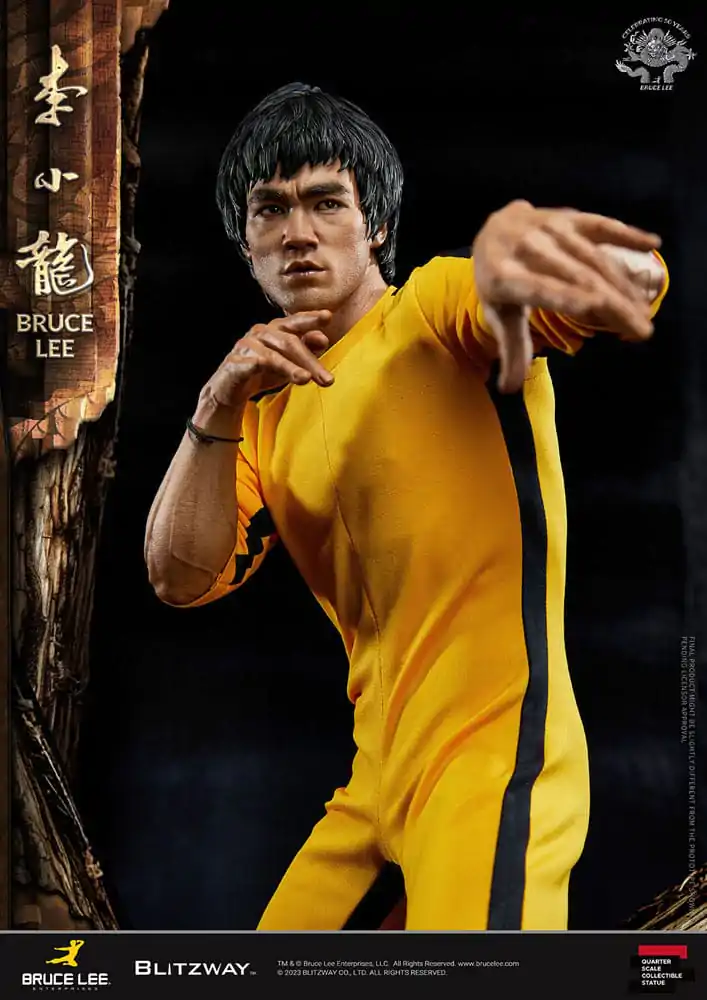 Statuie Bruce Lee 1/4 Aniversare 50 de ani Tribut 55 cm poza produsului