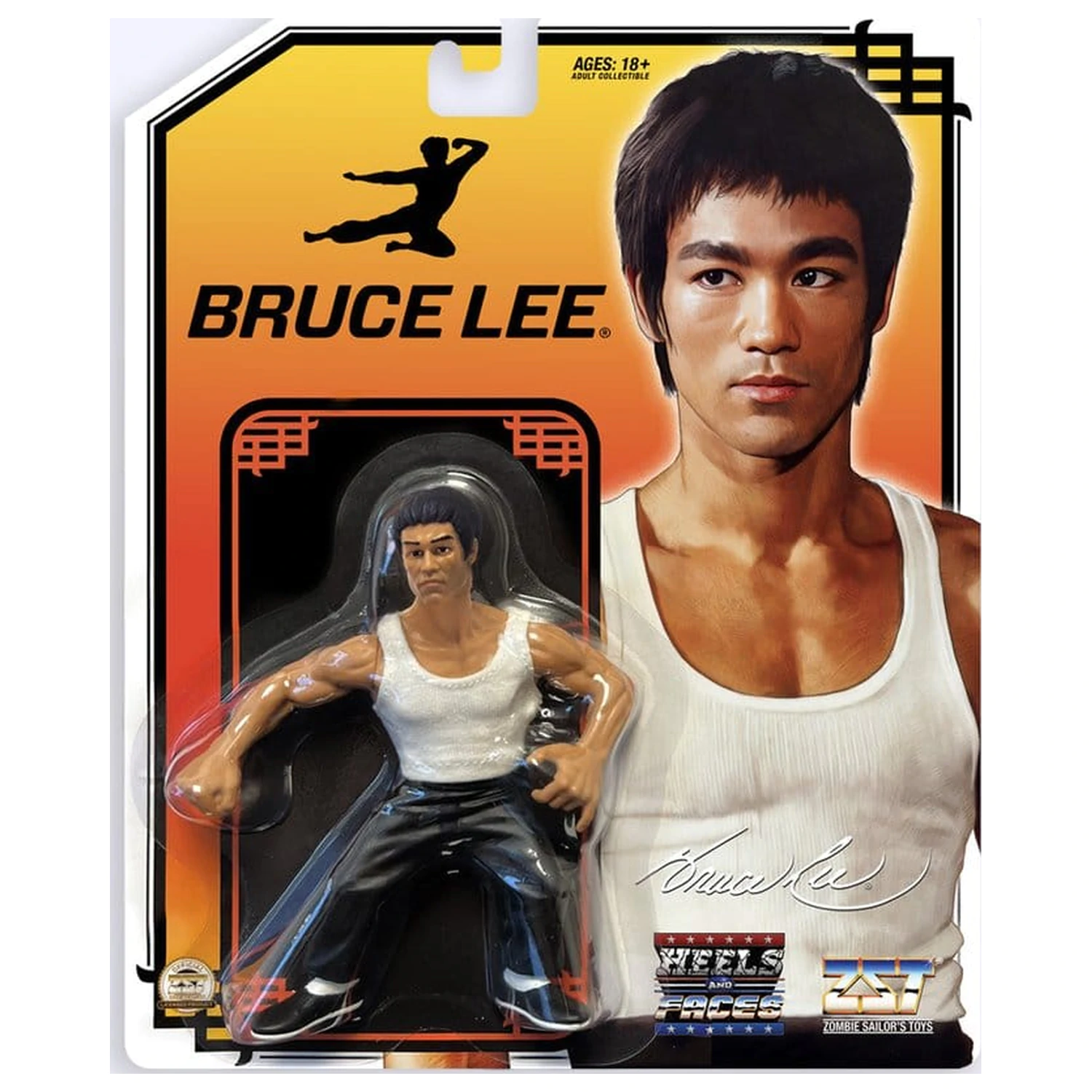 Bruce Lee Zombie Sailor's Toys Figurina de acțiune (Dragon) White Tank Top 11 cm poza produsului