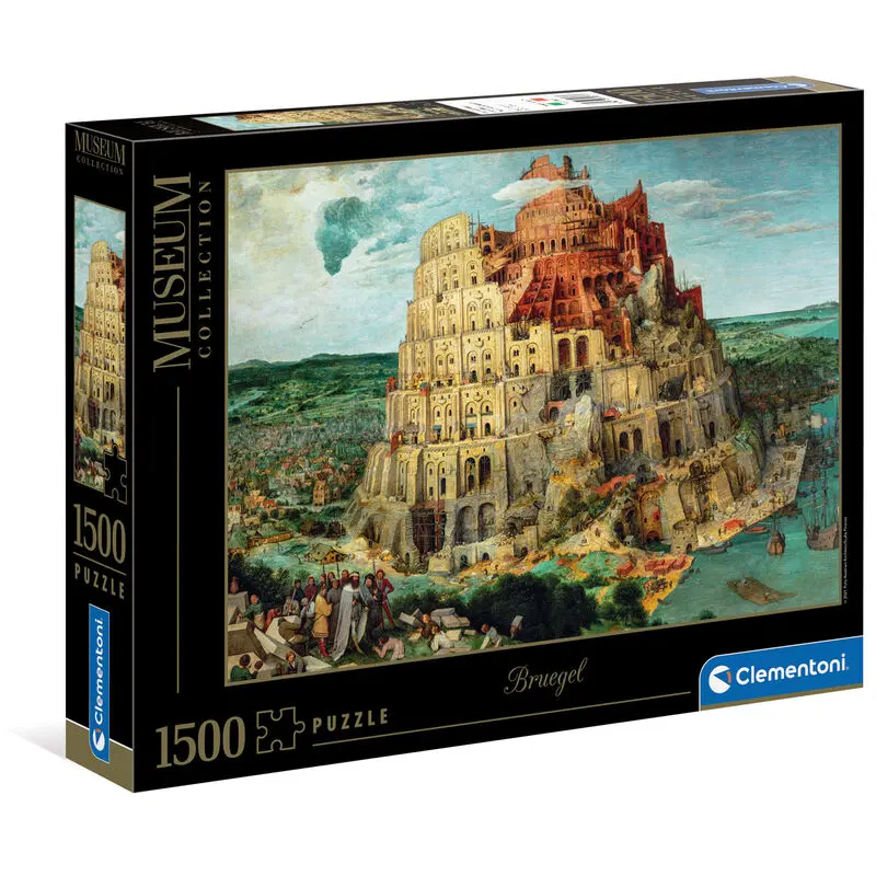 Brueguel The Tower of Babel puzzle 1500 de piese poza produsului