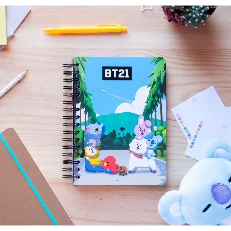 BT21 caiet A5 poza produsului