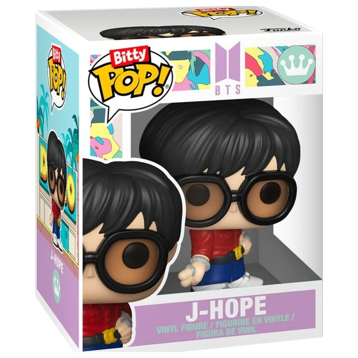BTS Bitty Funko POP! Stages Figurina de vinil J-Hope (Dynamite) 2,5 cm poza produsului