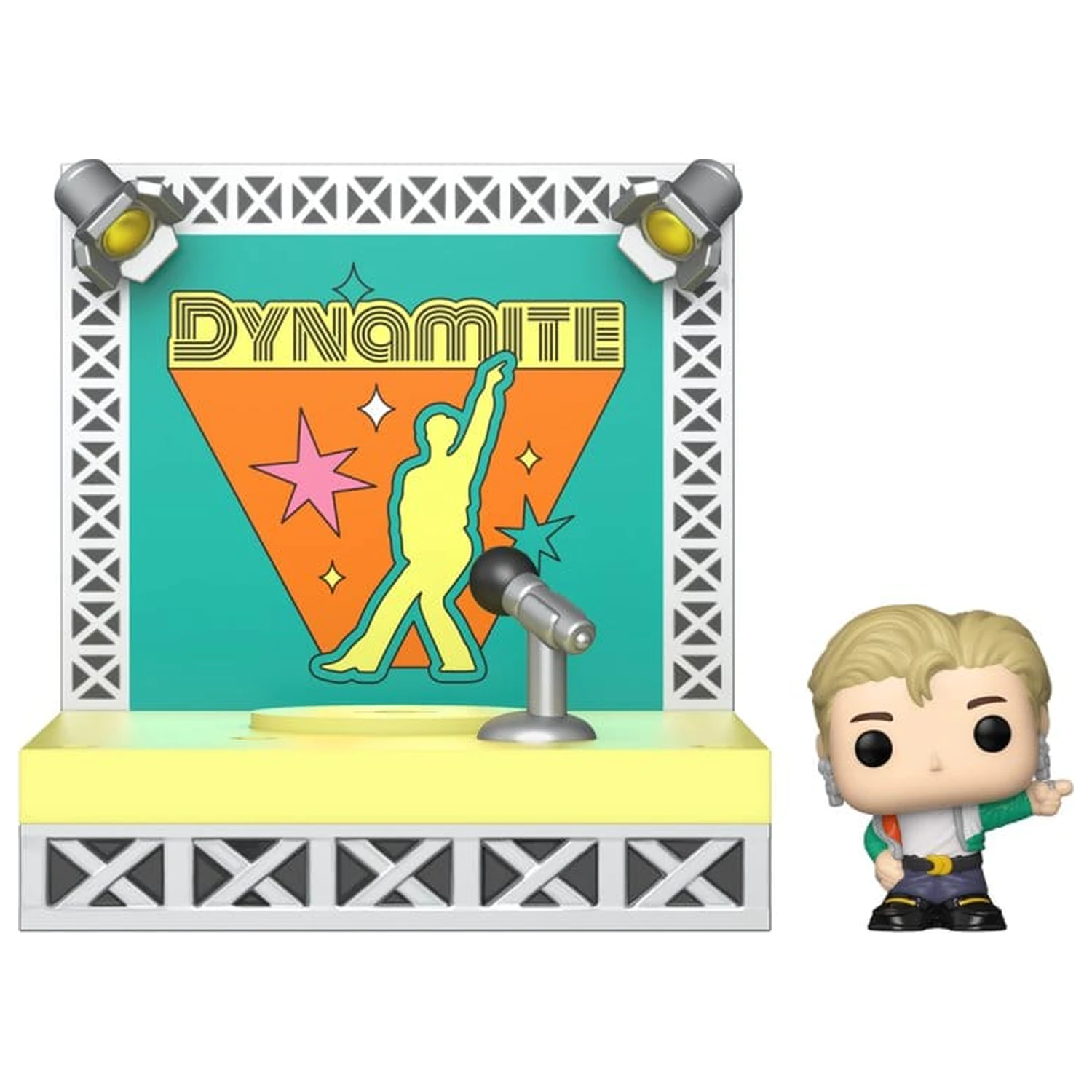 BTS Bitty Funko POP! Stages Figurina de Vinil Jimin (Dynamite) 2,5 cm poza produsului