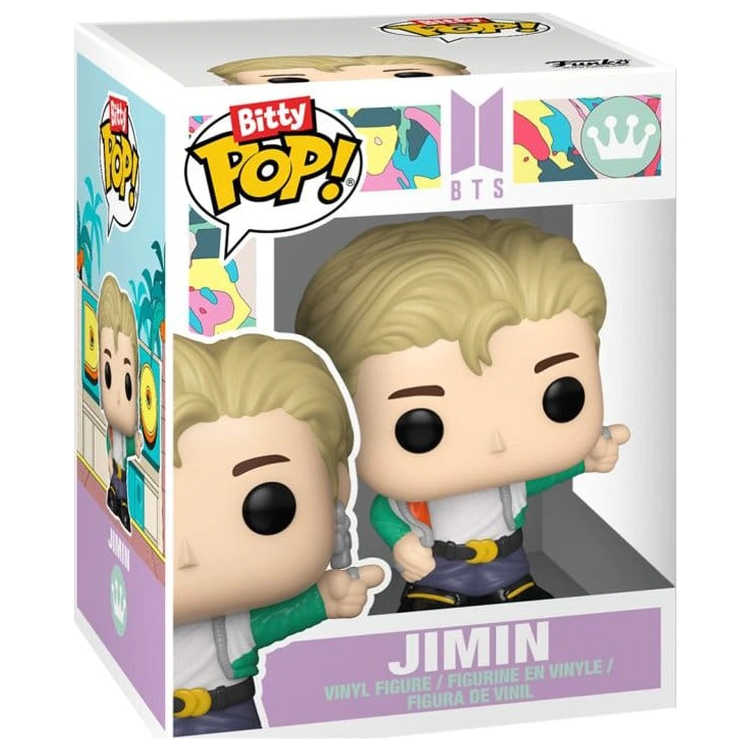 BTS Bitty Funko POP! Stages Figurina de Vinil Jimin (Dynamite) 2,5 cm poza produsului
